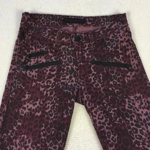 Rock & Republic Women’s Banshee Super Skinny Animal Print Jeans Size 2 Inseam 29 - Picture 1 of 12