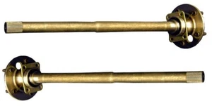 Complete Rear Axle Setup 28 Spline w/ 10" Drums 66-73 Early Ford Bronco PAIR - Picture 1 of 2