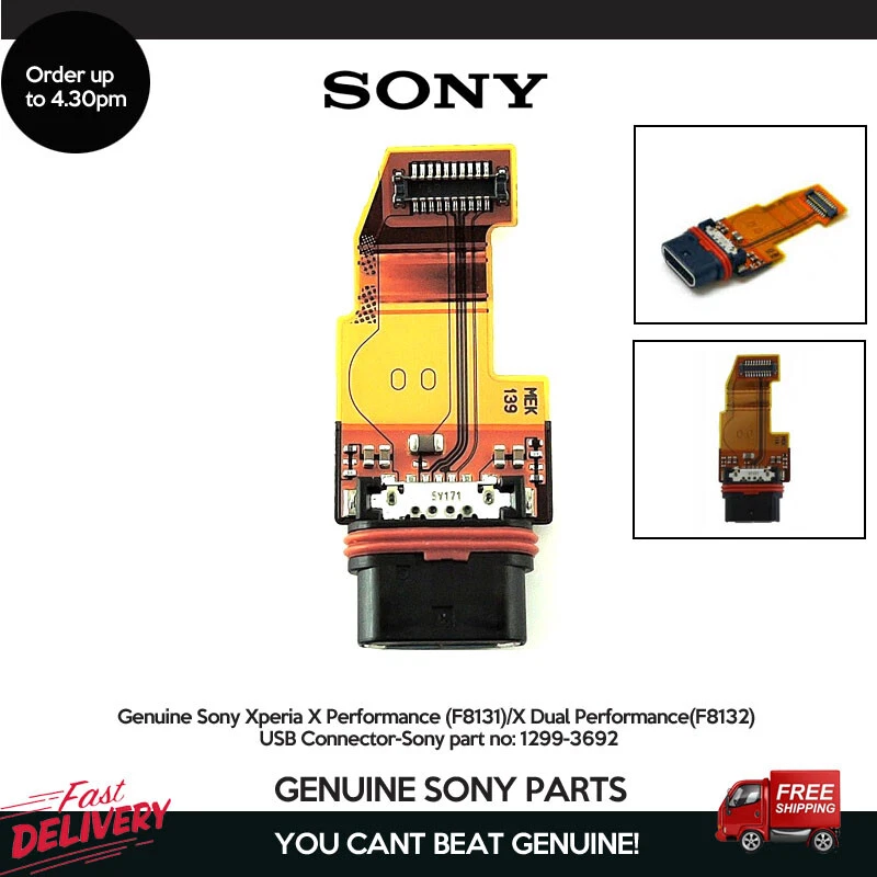 Genuine Sony Xperia X Performance (F8131) USB Charging Connector: P/N1299-3692 - Image 1 of 1