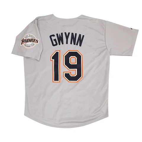 Tony Gwynn San Diego Padres 1998 Grey Road Jersey w/ Team Patch Men's (M-2XL) Cover