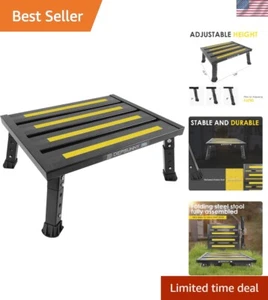 Multi-Purpose Portable RV Step – Adjustable, Foldable, Rust-Resistant Design - Picture 1 of 10