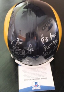 Sean Landetta Signed Los Angeles Rams Mini Helmet w/Beckett COA AA45695 BAS - Imagen 1 de 3