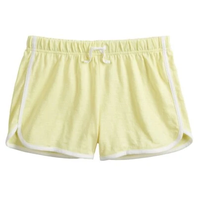 Pantalones Cortos So Girls Dobladillo Dobladillo Delfín Retro XS 6-6X Nuevos con Etiquetas Jersey Amarillo Cordón Foto 1 de 4