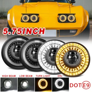 Proyector DRL de arranque faros LED de 5,75" para Chevy Corvette C3 68-82 DOT 4 un. - Imagen 1 de 10