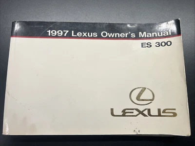 Lexus ES300 1997 folleto manual del propietario solo sin estuche OEM usado.  Foto 1 de 2