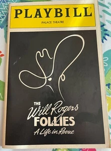 Playbill Will Rogers Follies - 1991 - Keith Carradine, SusanAnton, GregoryPeck - Palace - Bild 1 von 3