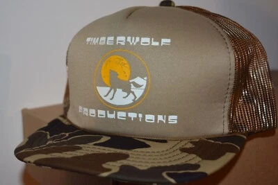 Timberwolf Productions Buck McNeely Camo Outdoorsman Hat Snapback Cap Adjustable - Image 1 of 3