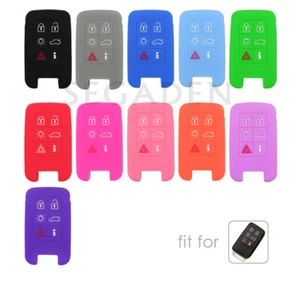 Silicone Cover Remote Smart Key Holder fit for VOLVO S60 S80 V70 XC70 XC90 - Imagen 1 de 32