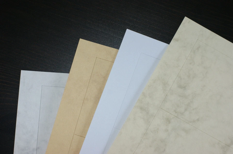 PRIPA Visitenkarten marmor-design 10 Karten pro Blatt microperforiert marmoriert 200g