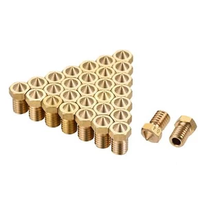 30 Stück 0,4mm 3D Druckerdüse M6 Gewinde für V5 V6 3mm Extruder Druck Messing - Bild 1 von 5