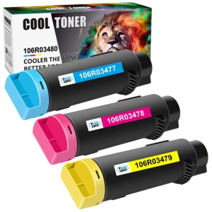 Tóner de alto rendimiento a color 3 piezas compatible con Xerox Phaser 6510 WorkCentre 6515 dni - Imagen 1 de 12