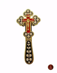 blessing cross for father size 20cm made from metal black colour good quality - Picture 1 of 4