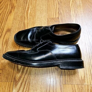 Allen Edmonds Hillcrest Mens Dress Shoes Black Leather Oxford US 8.5 FAST SHIP. - Picture 1 of 8