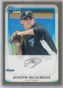 2011 BOWMAN DRAFT GOLD JOSEPH MUSGROVE #BDPP62 ROOKIE Padres - Picture 1 of 1
