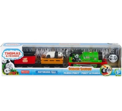 ¡NUEVO! Thomas & Friends Sodor Safari Panda Percy TrackMaster vagones de tren motorizados Foto 1 de 4