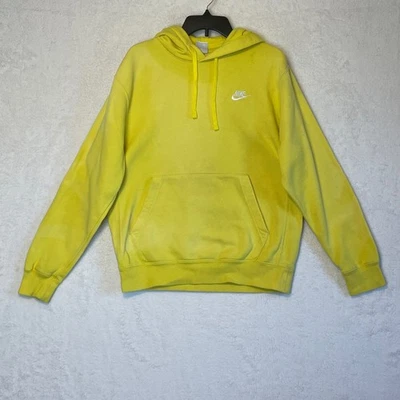 Sudadera con capucha amarilla Nike Pullover ropa deportiva cómoda talla S Foto 1 de 4