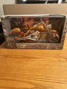 Iron Legends Arlen Ness 1/6 Scale Custom Motorcycles Orange/Green NOS - Bild 1 von 9