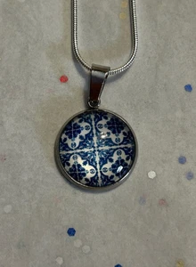 Neu Handarbeit Portugiesisch Portugal Anhänger Fliesen Design - Bild 1 von 4