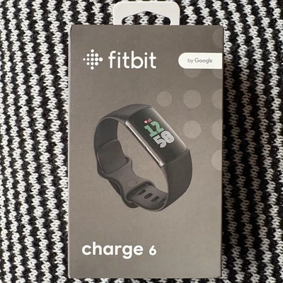 FITBIT Charge 6 Activity Tracker (OBSIDIAN / BLACK) BRAND NEW IN BOX - Image 1 of 2