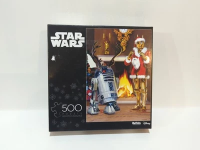 Disney STAR WARS R2-D2 C-3PO Papá Noel Sombrero Navidad 500 Piezas Rompecabezas, (Nuevo). Foto 1 de 4