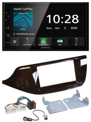 Kenwood Bluetooth MP3 DAB USB 2DIN Autoradio für Kia Ceed ab 12 glänzend - Bild 1 von 4