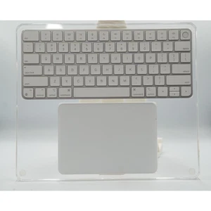 Acrylic Stand w/ Apple Magic Keyboard + Trackpad | Holder for Mac | Touch ID | G - Picture 1 of 8