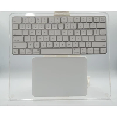 Acrylic Stand w/ Apple Magic Keyboard + Trackpad | Holder for Mac | Touch ID | G - Image 1 of 4