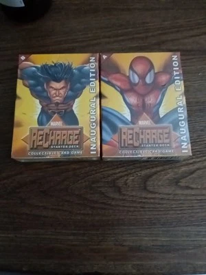 2 SEALED Marvel Recharge Inaugural Editions (Both Decks A+B)  - Image 1 of 3