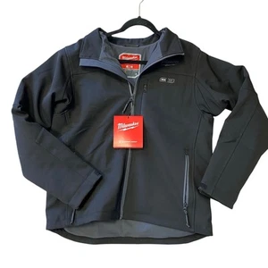Milwaukee M12 Toughshell Unisex Full-Zip Heated Jacket Kit Black Medium - Picture 1 of 5