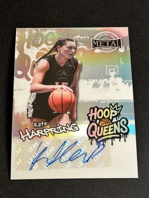 KATE HARPRING 2025 HOJA METAL MUJER DEL DEPORTE PLATA PRIZM/10 AUTO WNBA QUEENS🔥 Foto 1 de 2