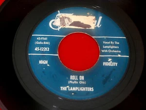 LAMPLIGHTERS~ROLL ON~ LOVE ROCK AND THRILL~FEDERAL 12212~ R&B 45 - Picture 1 of 1