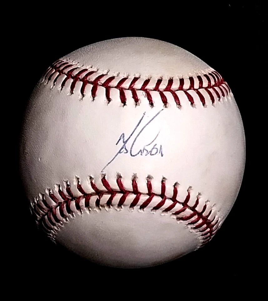 PEGATINA STEINER DE BÉISBOL MELKY CABRERA YANKEES AUTOGRAFIADA FIRMADA RAWLINGS ML Foto 1 de 3