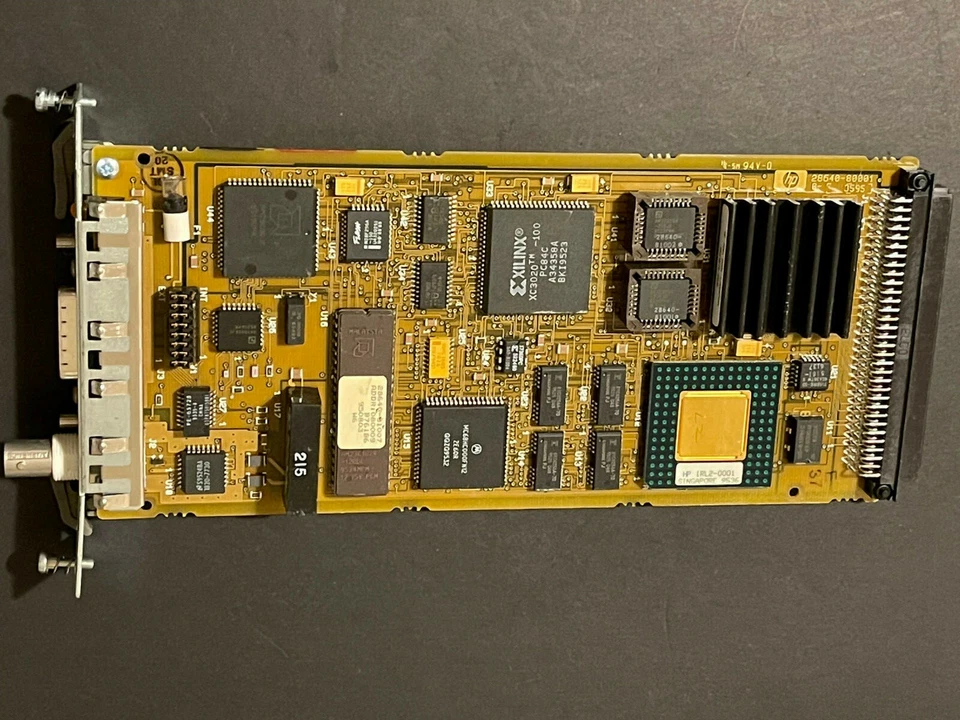 802.3 HP LAN CARD MODULE 10 MBPS 1RL2-0001 RARE LOT#2  QTY-1 - Image 1 of 4