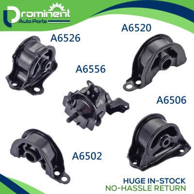 5PC Motor Mounts Set for 96-00 Honda Civic 1.6L L4 A6520 A6502 A6556 A6506 A6526 - Image 1 of 4