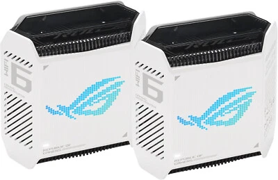 ASUS ROG Rapture GT6 Tri-Band Wi-Fi 6 Gaming Router - White, 2-Pack - Image 1 of 4
