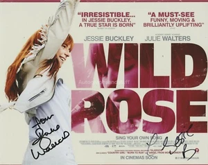 Foto, autógrafo, rosa salvaje firmada a mano de Jessie Buckley y Julie Walters - Imagen 1 de 5