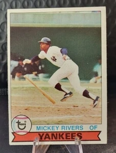 1979 Topps Mickey Rivers New York Yankees #60 EX - Picture 1 of 9