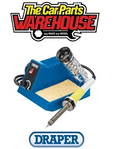 Draper 61478 Soldering Iron Station 40w with Cleaning Sponge Temperature Control - Picture 1 of 4