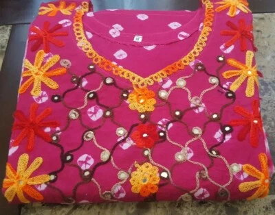 Paquistaní Plazzo Diseñador Bordado Nuevo Traje Cosido Busto Anarkali ~ 40M  Foto 1 de 2