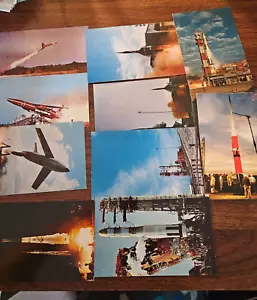 10 Militär Flugzeuge Raketen Postkarten - Bild 1 von 5