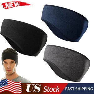 Fleece Ear Warmers for Men Women Kids - Winter Headband Ear Muffs Ear Covers - Picture 1 of 14