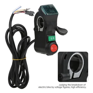 Red Screen Thumb Cruising And Switch Electric Bike Throttle Grip LS - Picture 1 of 13