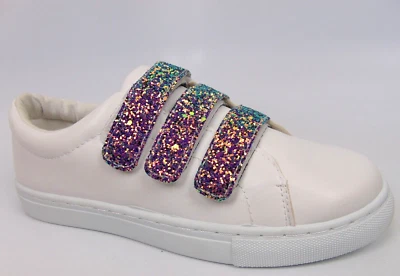 Tenis de moda Qupid Moira brillantes de caña baja para mujer talla 5,5 niñas talla 4,5 Foto 1 de 4