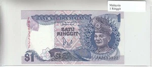 Malaysia 1 Ringgit 1986 UNC Uncirculated - Picture 1 of 2