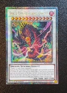 Yugioh ALIN-EN040 Snake-Eyes Vengeance Dragon QCSR 1st MINT - Picture 1 of 3