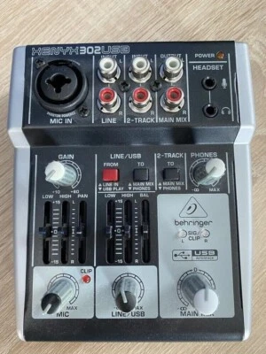 BEYERDYNAMIC Opus 29S Behringer Xenyx 302 USB Interface Bundle Recording Podcast - Image 1 of 2