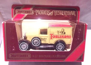 KKar Matchbox - 1984 Yesteryears - Y-22 * 1930 Model 'A' Ford Van - Toblerone - Picture 1 of 3