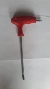 Torx T-Griff mit Stirnlochbohrung-Winkelstiftschlüssel T20 - Bild 1 von 1