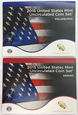 2015 P & D UNITED STATES MINT UNCIRCULATED 28 COIN MINT SET - Image 1 of 2