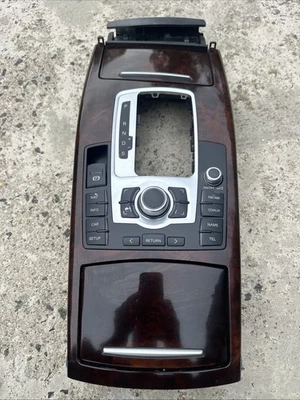 05-11 Audi A6 Quattro Center Console Trim MMI Navigation Wood Bezel OEM Switch - Image 1 of 4